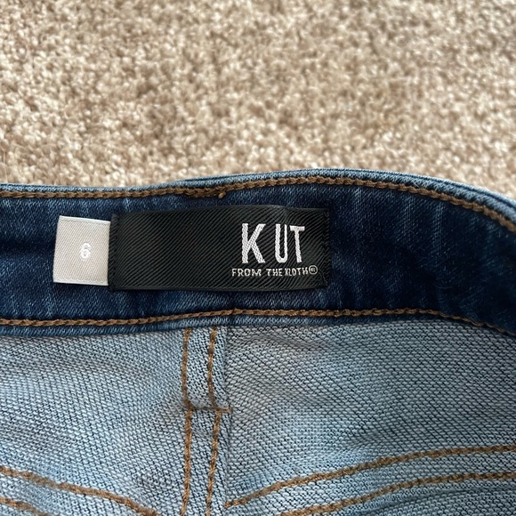 Kut From The Kloth Reese Fab Ab Ankle Straight Jeans Size 6 - Picture 9 of 11